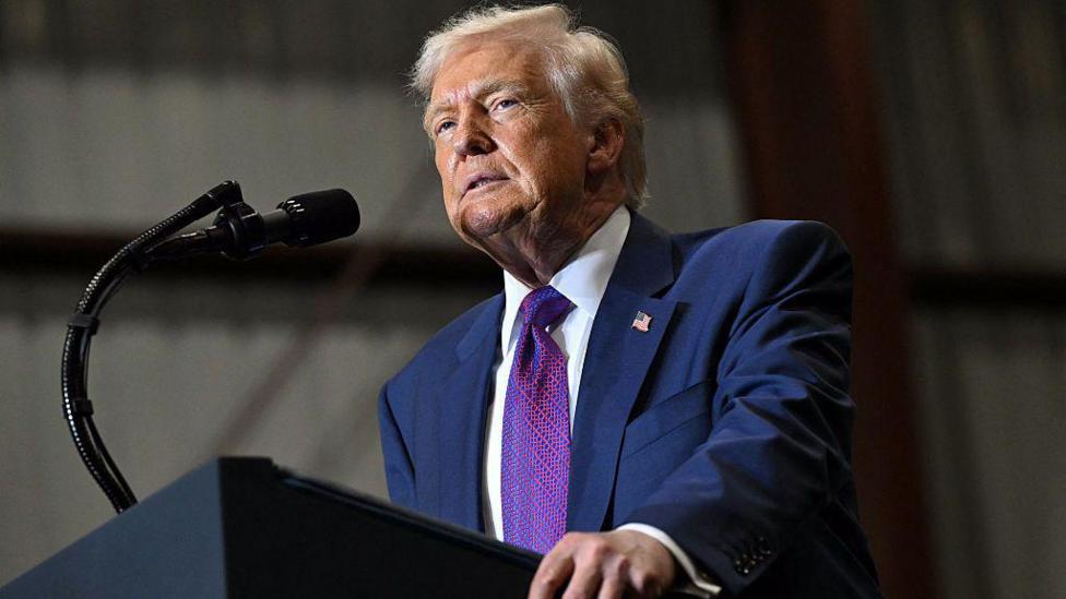 United States president Donald Trump