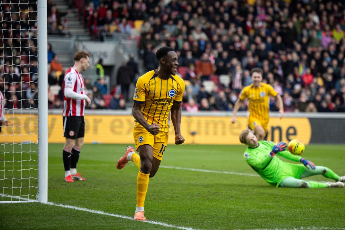Danny Welbeck of Brighton & Hove Albion.