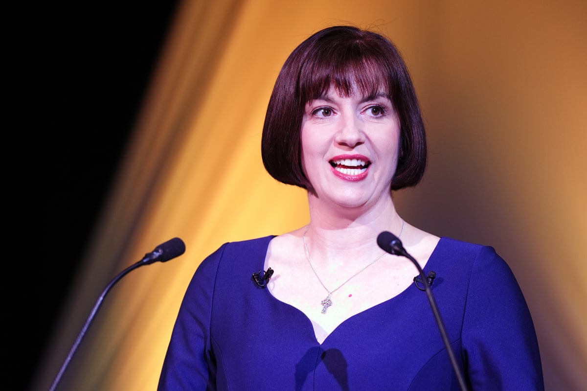 Bridget Phillipson speaking at the Ormiston Bushfield Academy in Peterborough.