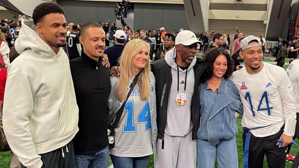 St Brown family after the NFL Pro Bowl game in 2026