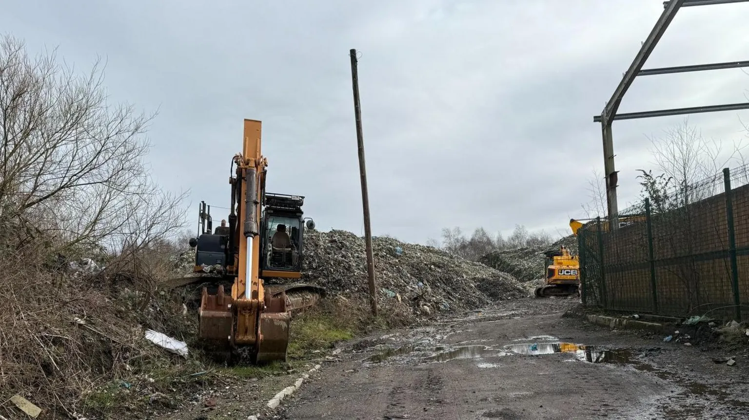 Bickershaw Waste site on Bolton House Road