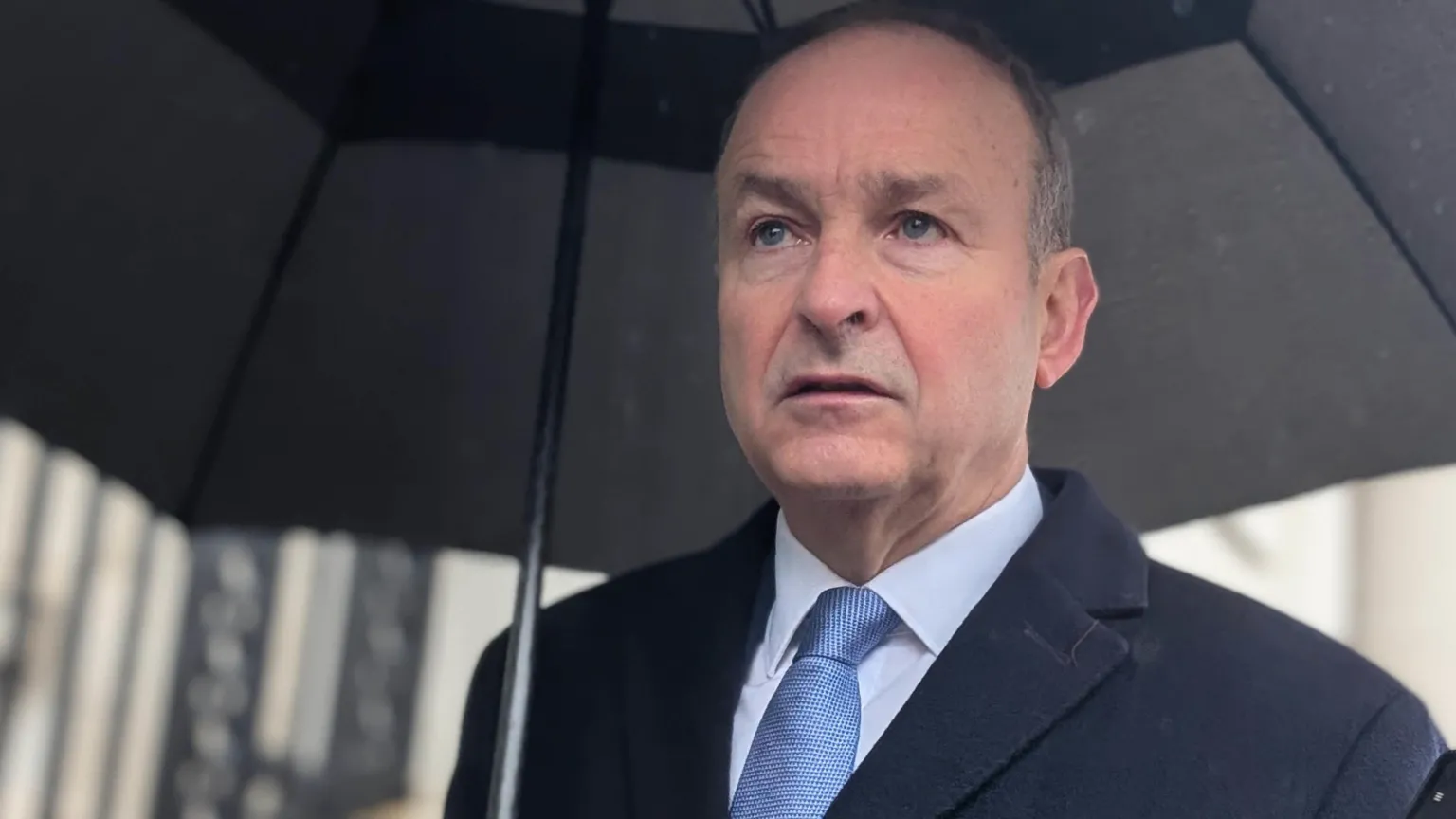 PA/Cillian Sherlock Taoiseach Micheal Martin speaking to the media ahead of a Cabinet meeting at Government Buildings in Dublin. Picture date: Tuesday February 10, 2026. PA 