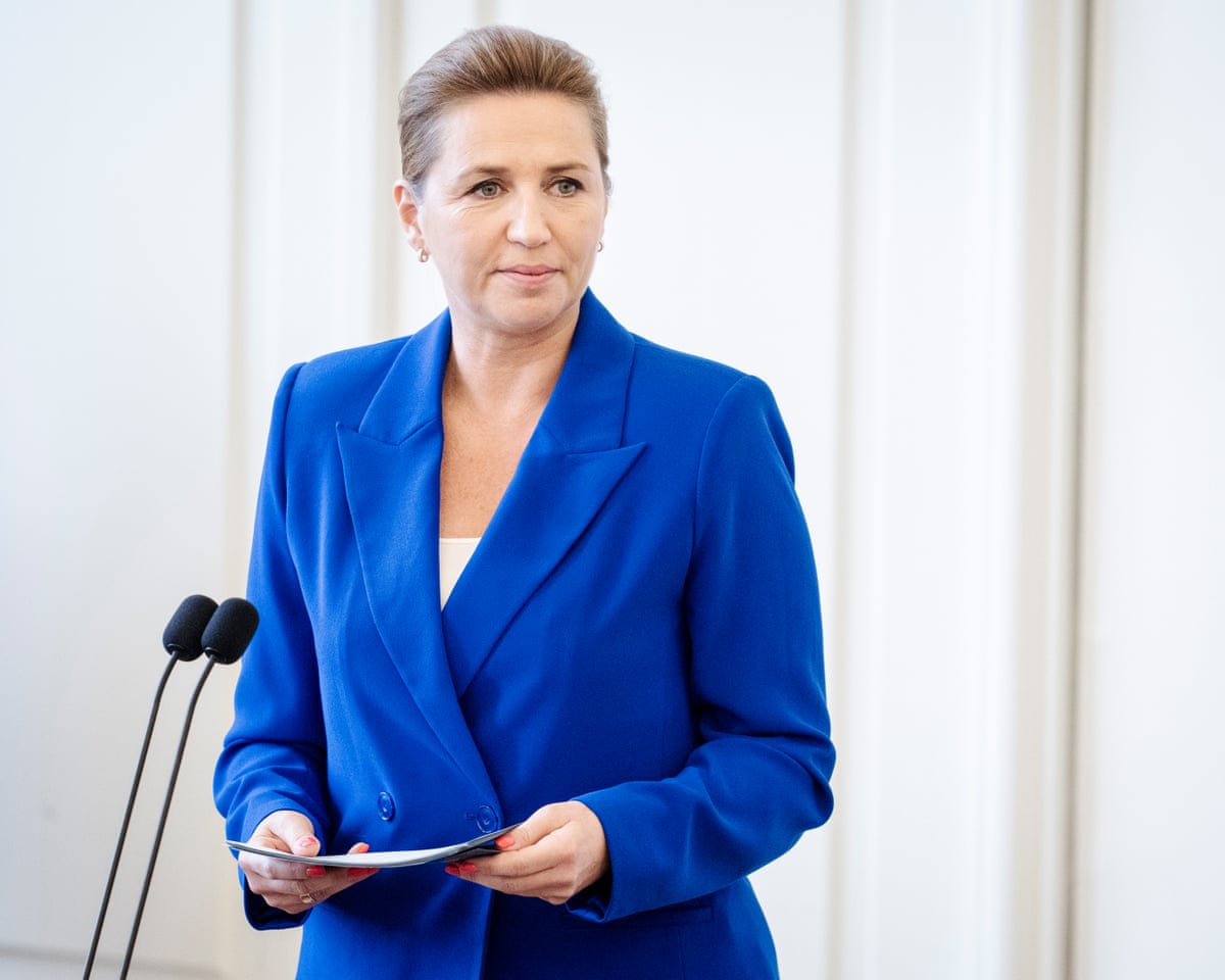 Denmark's prime minister Mette Frederiksen