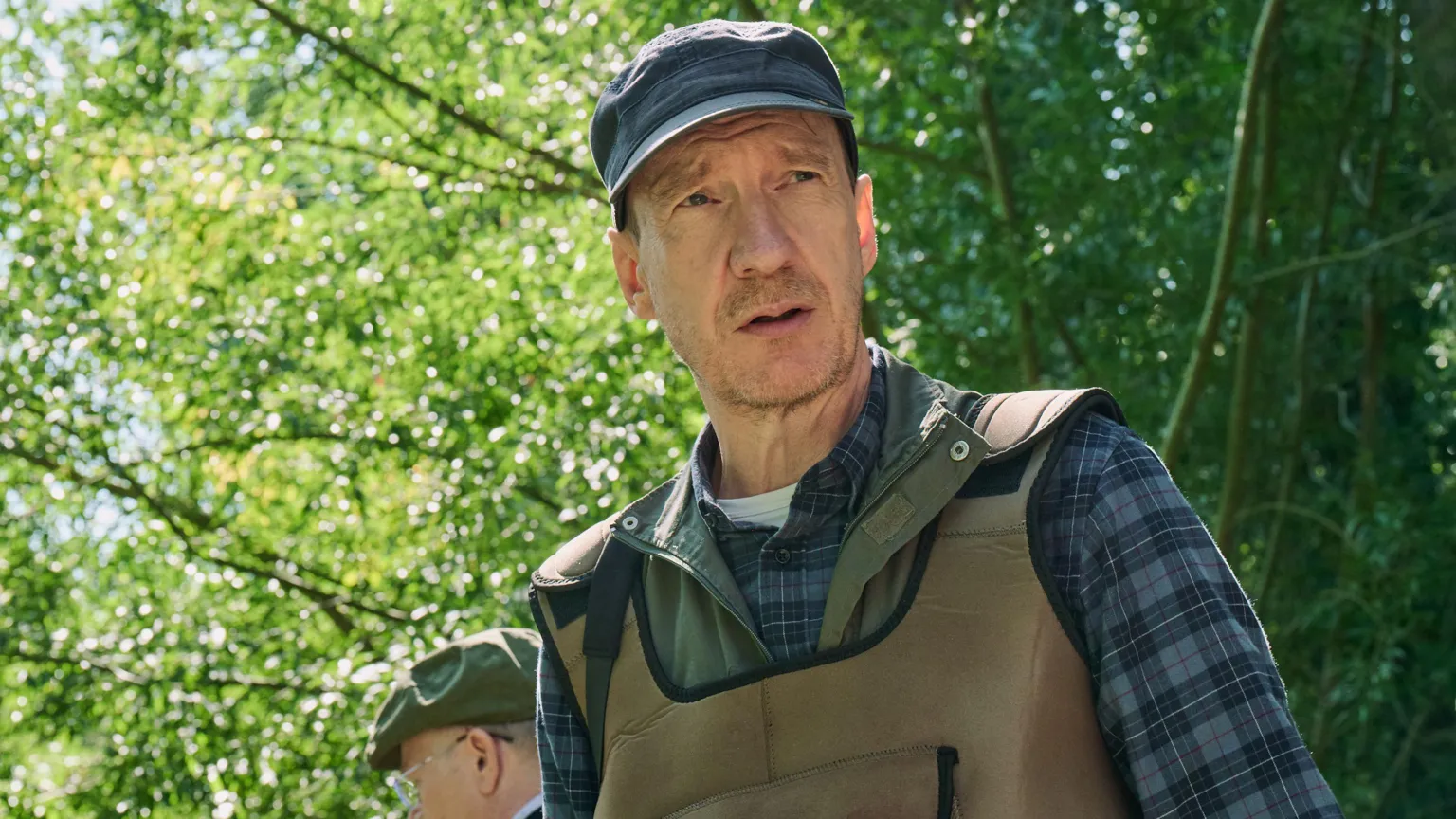 Rob Baker Ashton/ Still from Dirty Business with David Thewlis playing Ash Smith.