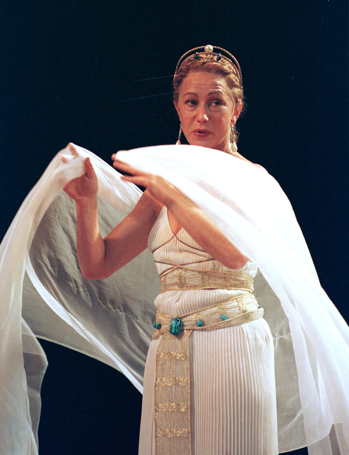 Plutarch via Shakespeare … Helen Mirren in Antony and Cleopatra in 1998.