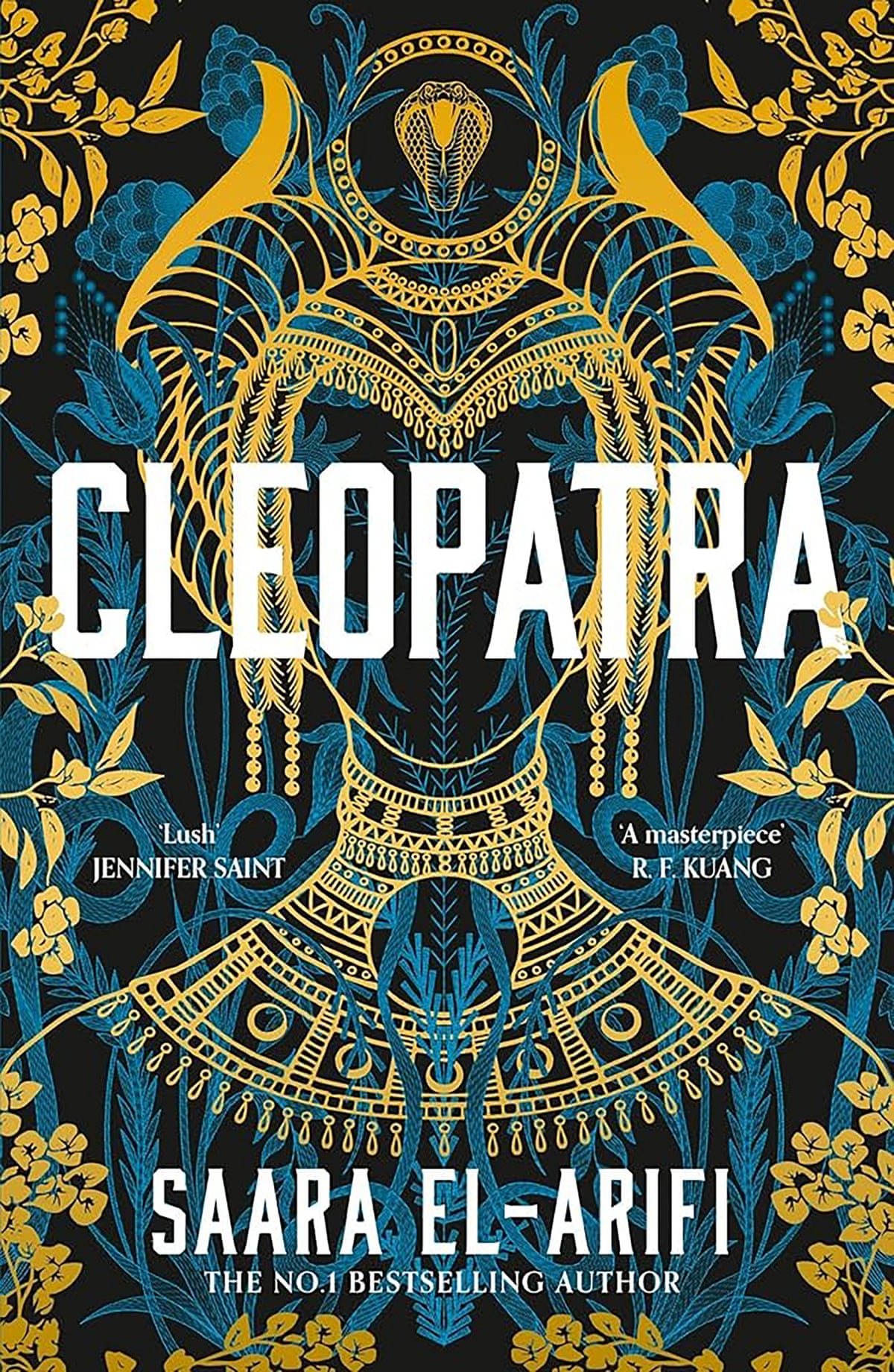 The cover art for Cleopatra by Saara El-Arifi shows Cleopatra’s outline but no actual face
