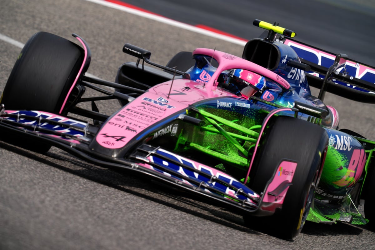 Jack Doohan driving for Alpine in pre-season F1 testing in 2025.