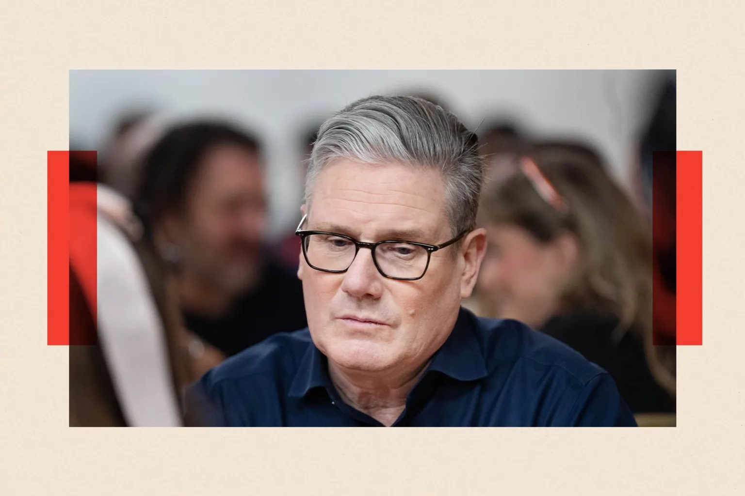 PA Wire Keir Starmer meets local party members at St Anne's Church after the Gorton and Denton by-election