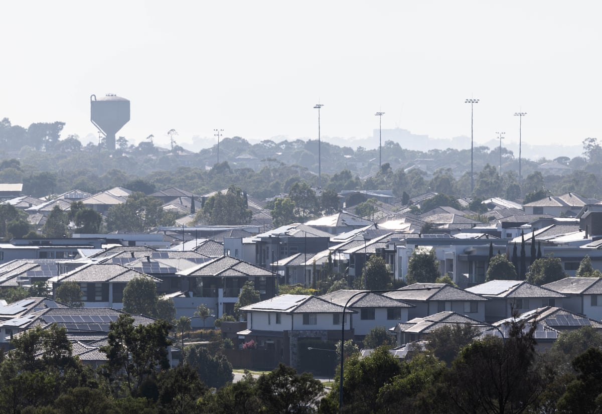 Houses in the Sydney suburb of Schofield.
