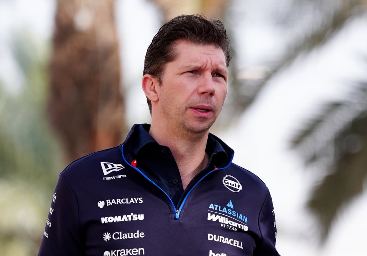 James Vowles in the paddock during pre-season testing in Bahrain