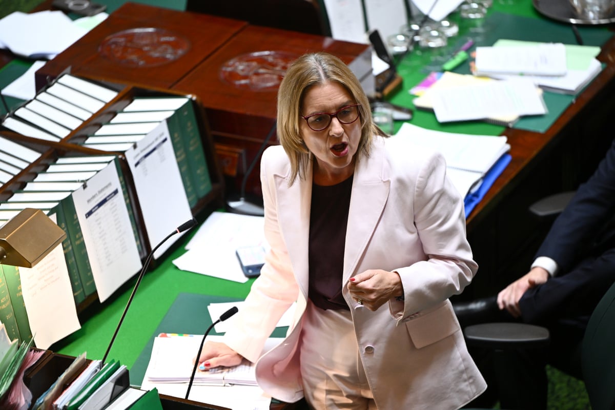 Victorian premier Jacinta Allan during question time in the Victorian Legislative Assembly on Tuesday.