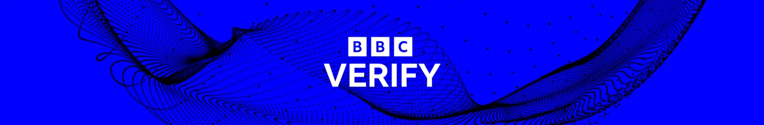 The BBC Verify banner. 