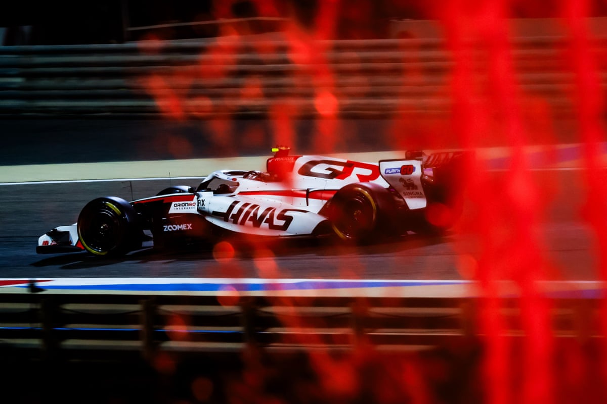 Oliver Bearman in testing at Bahrain