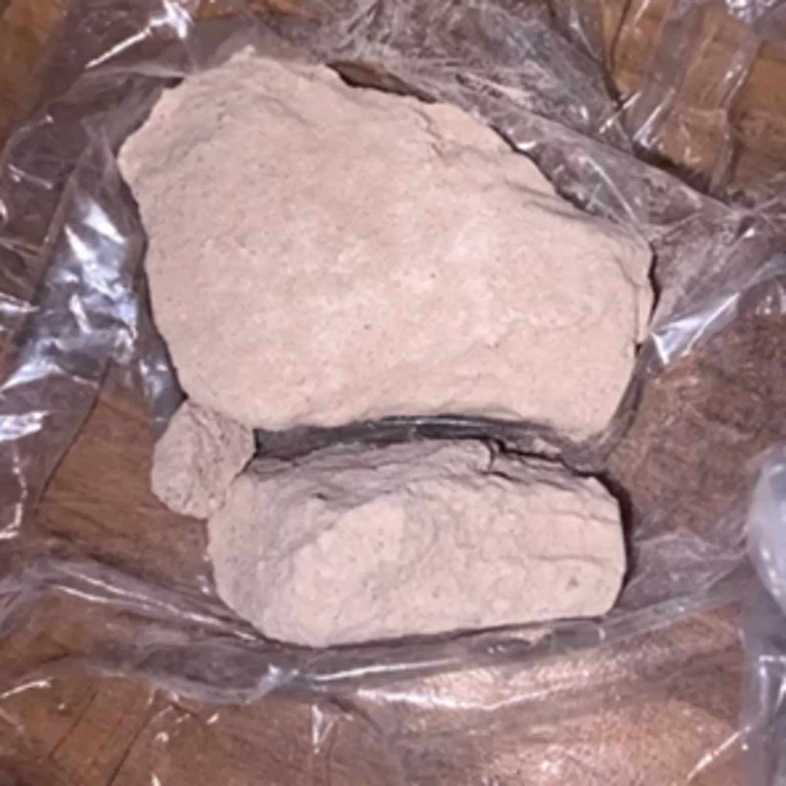Nottinghamshire Police Brown rocks of heroin have been wrapped in clingfilm