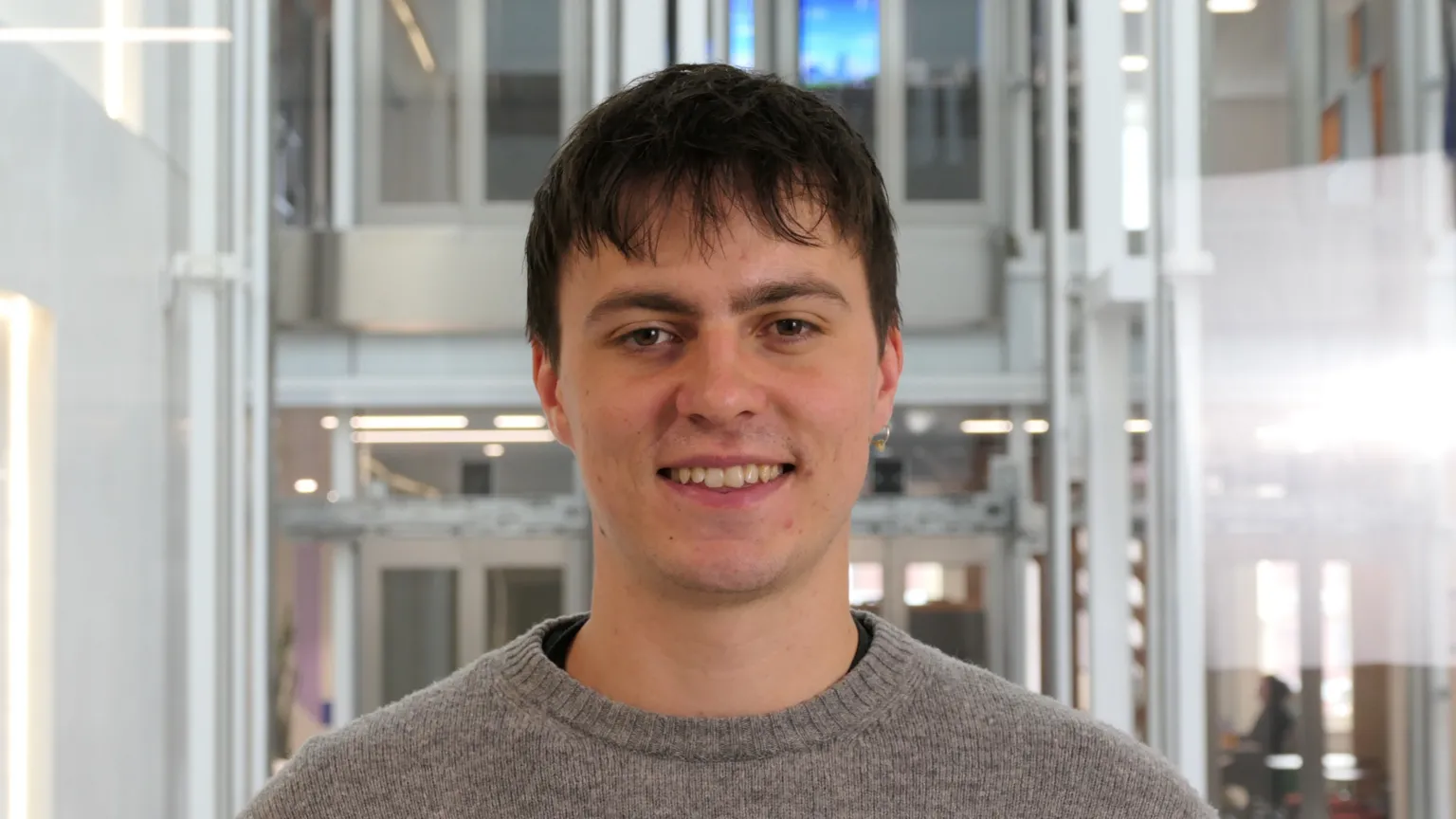 Thomas Bunting Thomas Bunting smiles at the camera