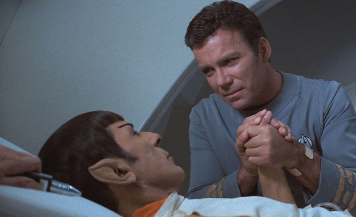 Kirk and Spock in Star Trek: The Motion Picture.
