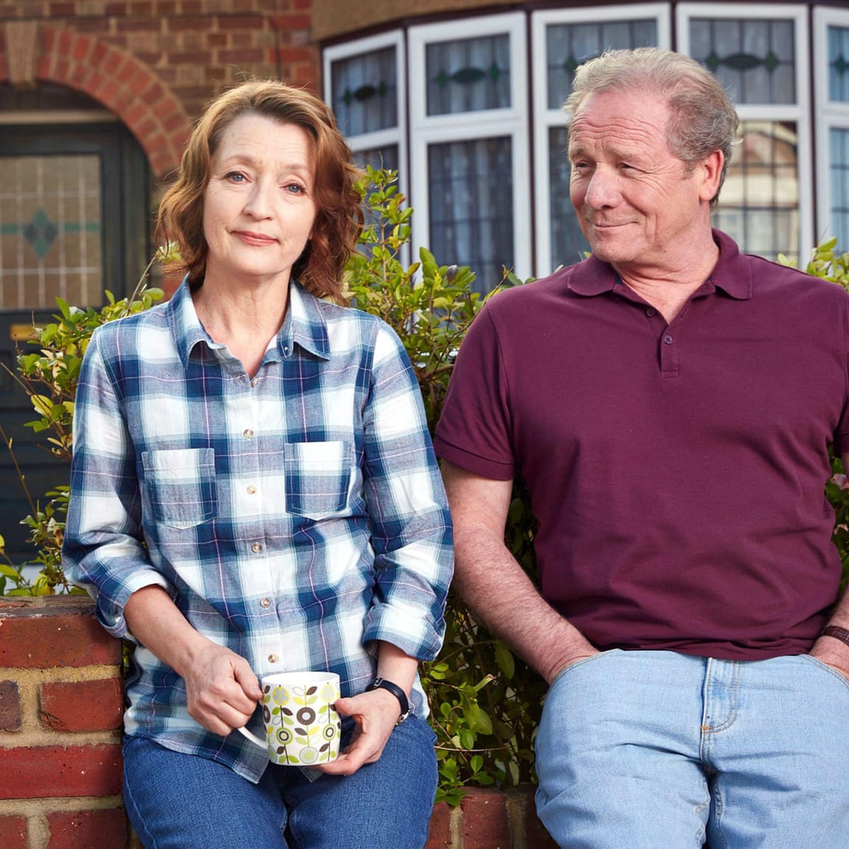 Lesley Manville and Peter Mullan in Mum.