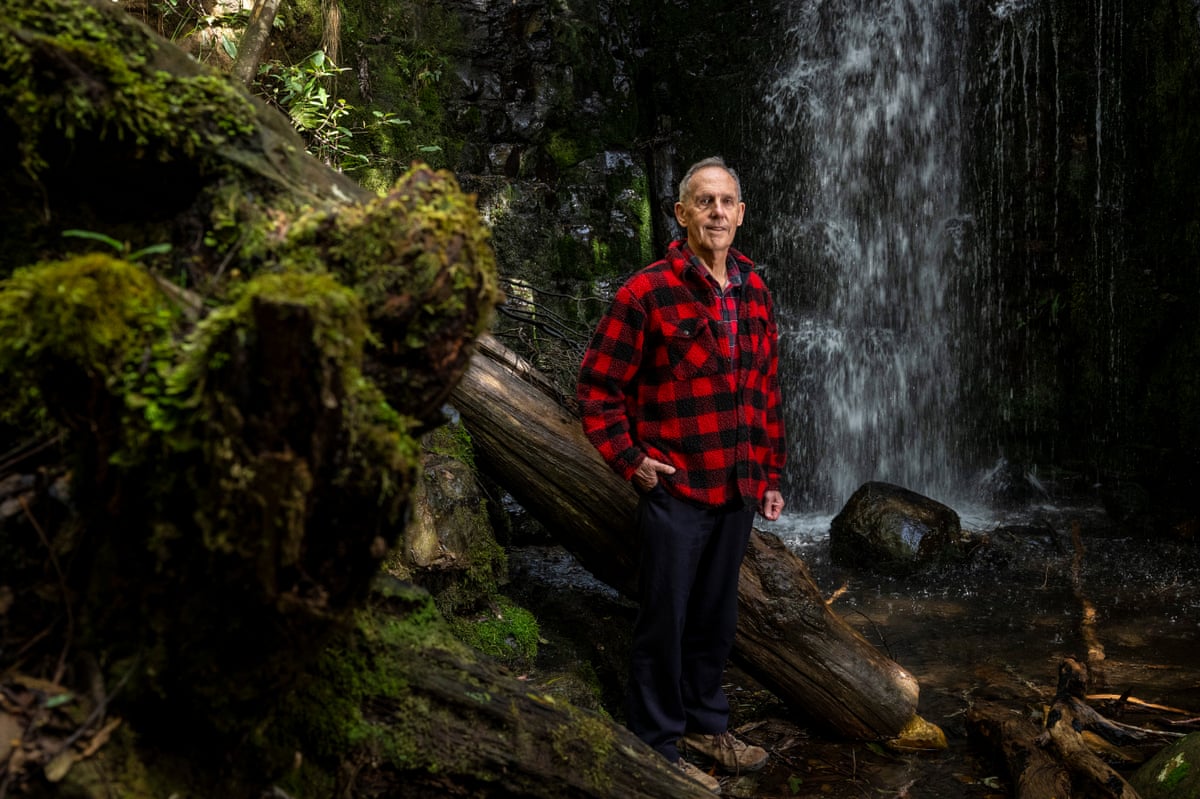 Portrait of Bob Brown, Mount Wellington, Tasmania, Australia.