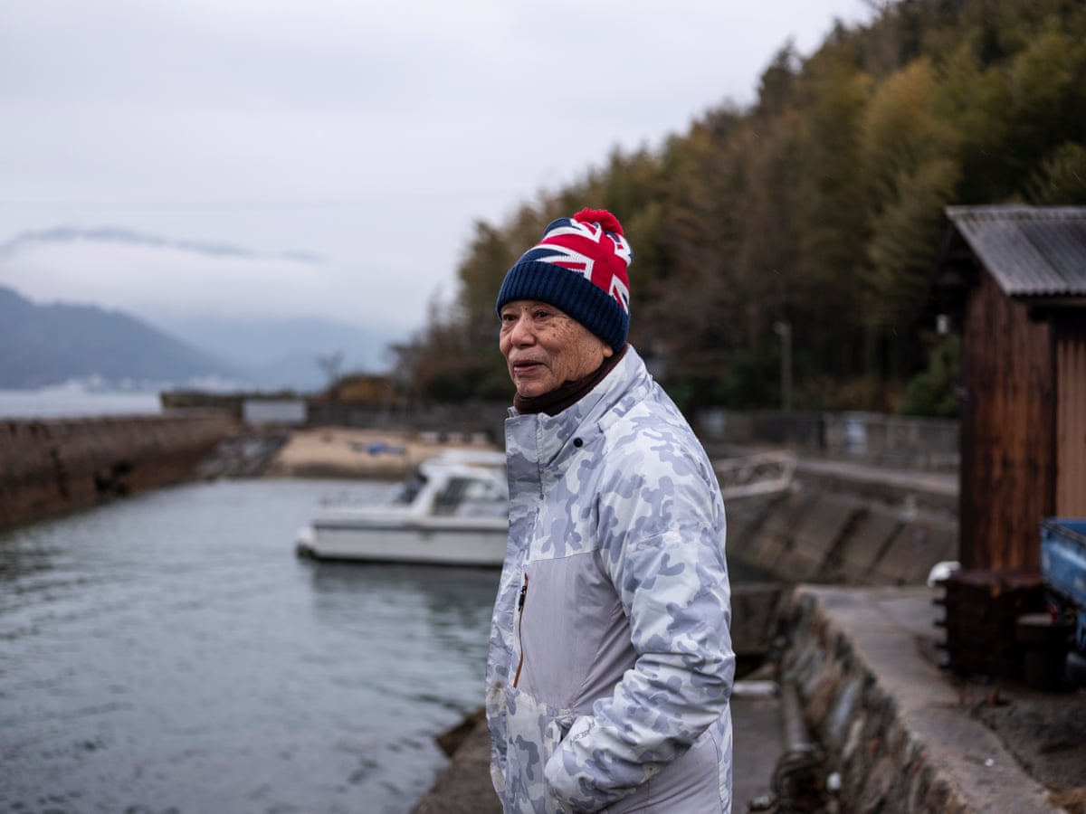 Hideya Yagi at the harbour.