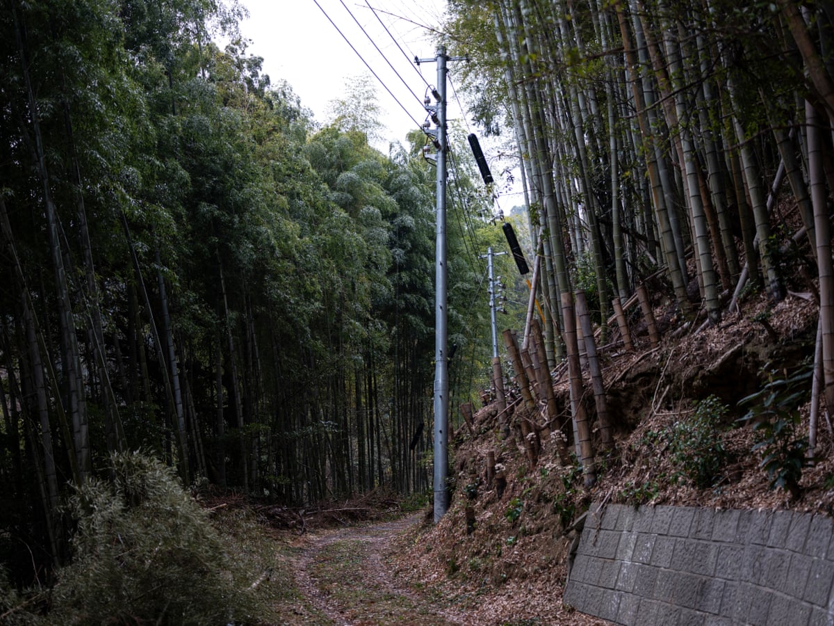 The end of the road in the settlement, where the mountain path begins.