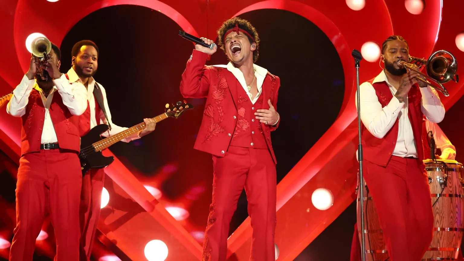  for The Recording Academy Bruno Mars performs onstage during the 68th GRAMMY Awards.