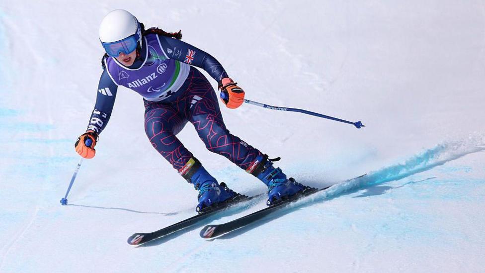 Menna Fitzpatrick in action