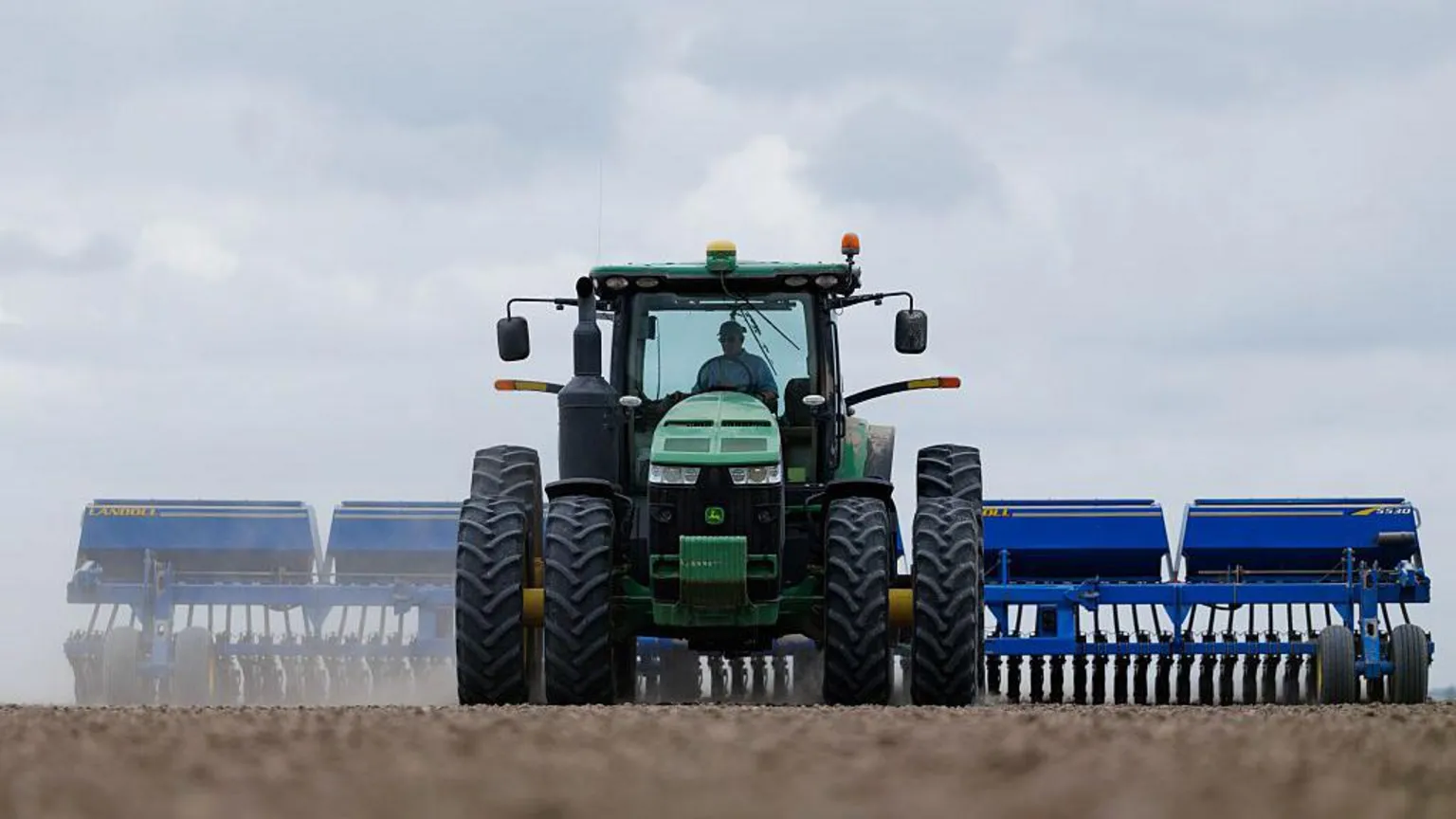 Bloomberg via A farmer plants rice at a farm near El Campo, Texas, US, on Wednesday, March 4, 2026. The USDA forecasts US rice production at 208.5 million hundredweight for the 2025/26 crop year, as farmers plant more acres to offset lower yields per acre