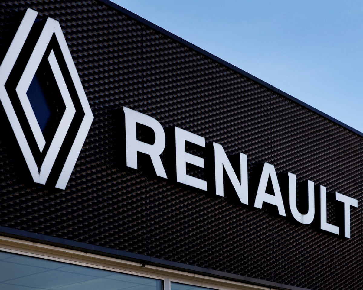 A logo of Renault is seen outside a Renault car dealer in Arnhem, Netherlands February 18, 2025