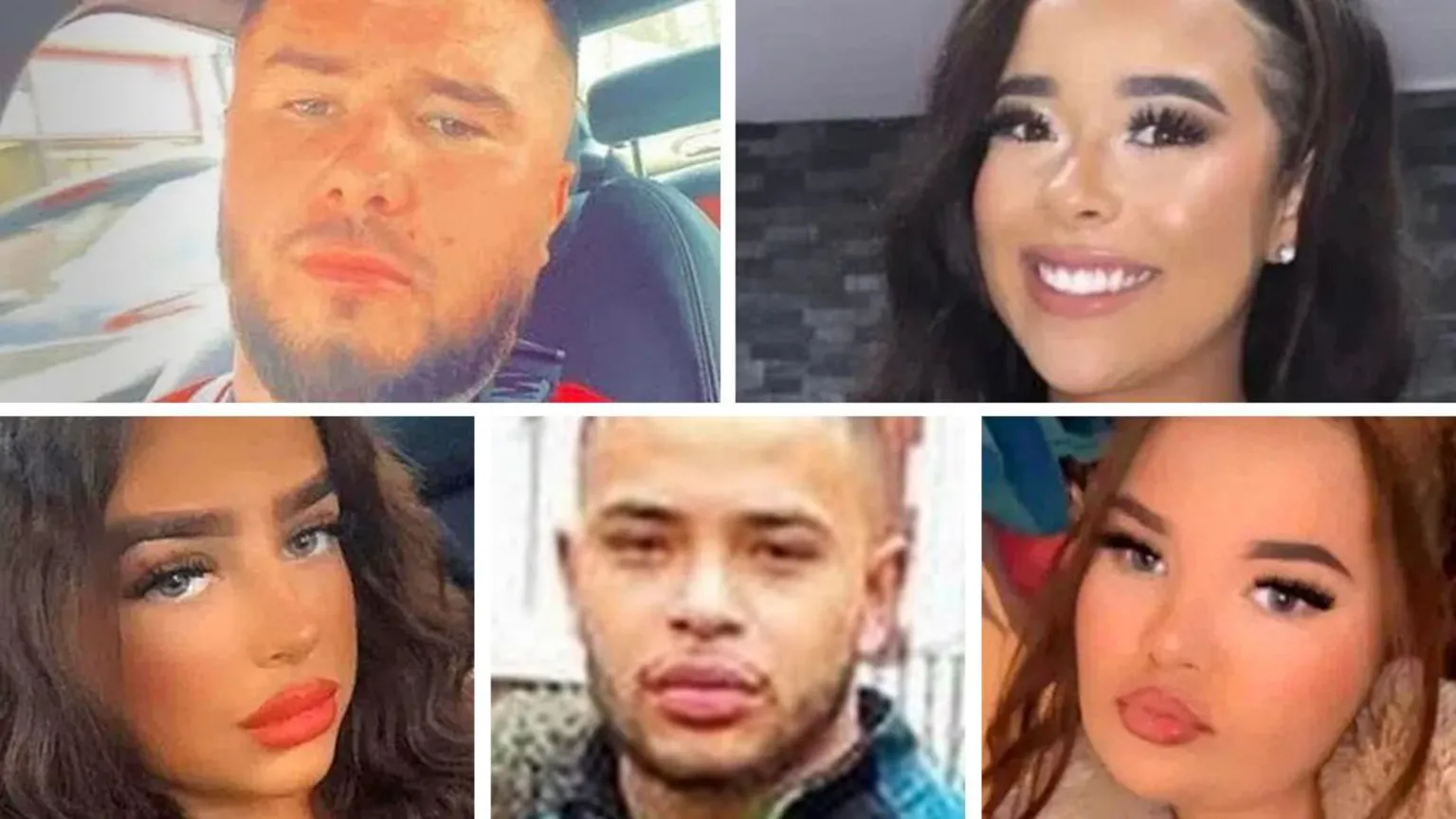 Social media Shane Loughlin, Eve Smith, Sophie Russon, Rafel Jeanne and Darcy Ross (clockwise from top left) 