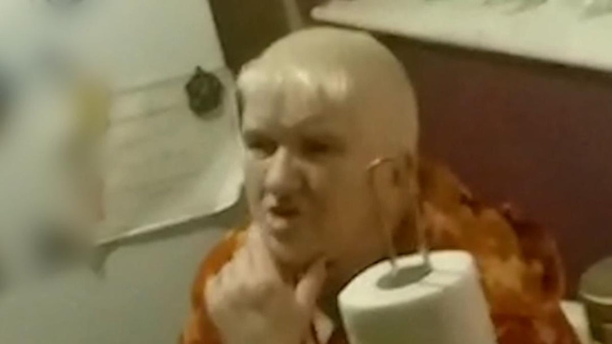 Bodycam footage shows police questioning Amanda Wixon in modern slavery case – video