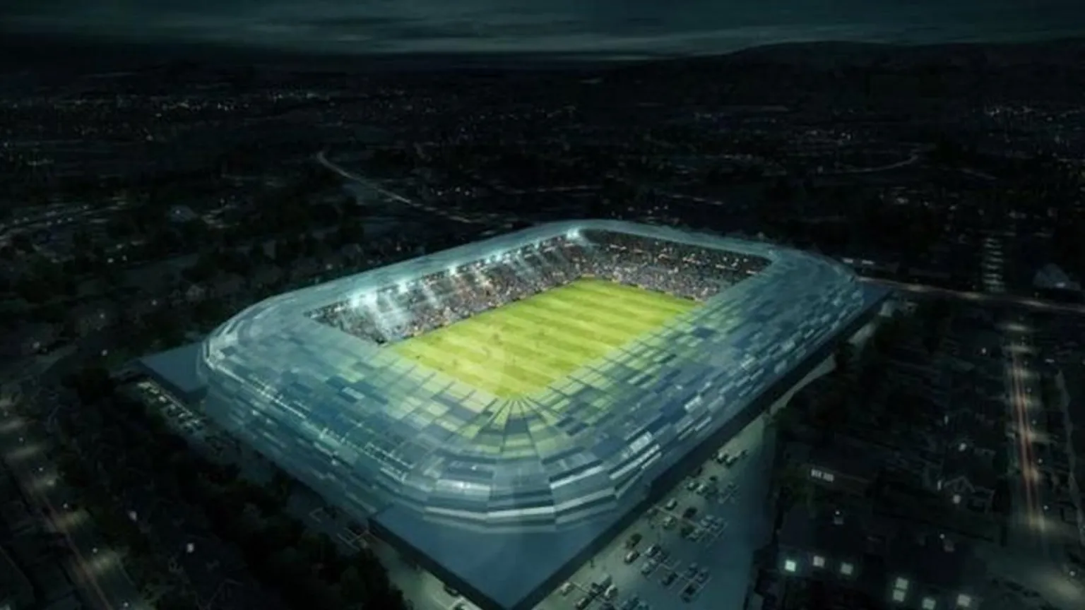 GAA An artist's impression of the planned Casement Park stadium in Belfast