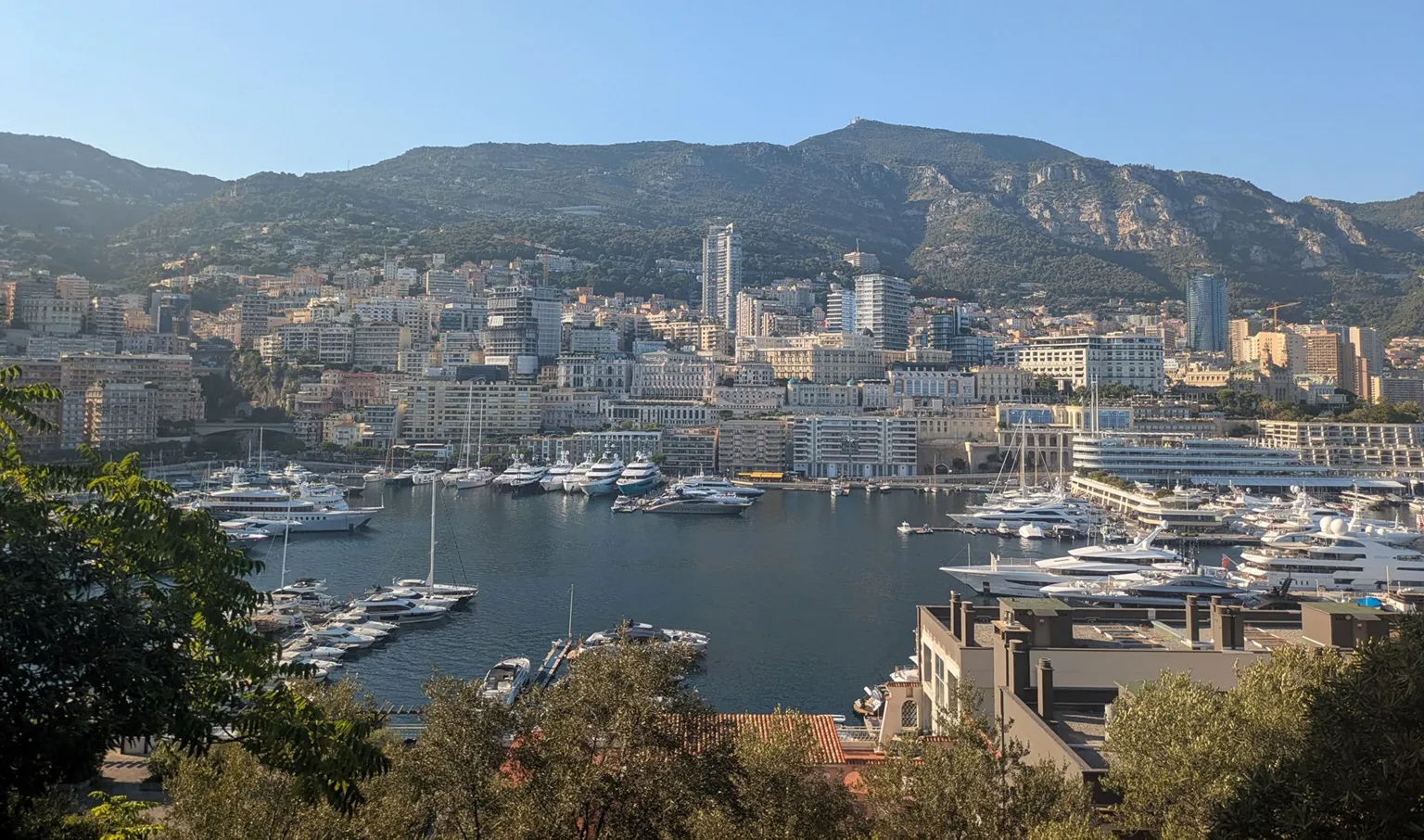 Vicky Baker A landscape view of Monaco