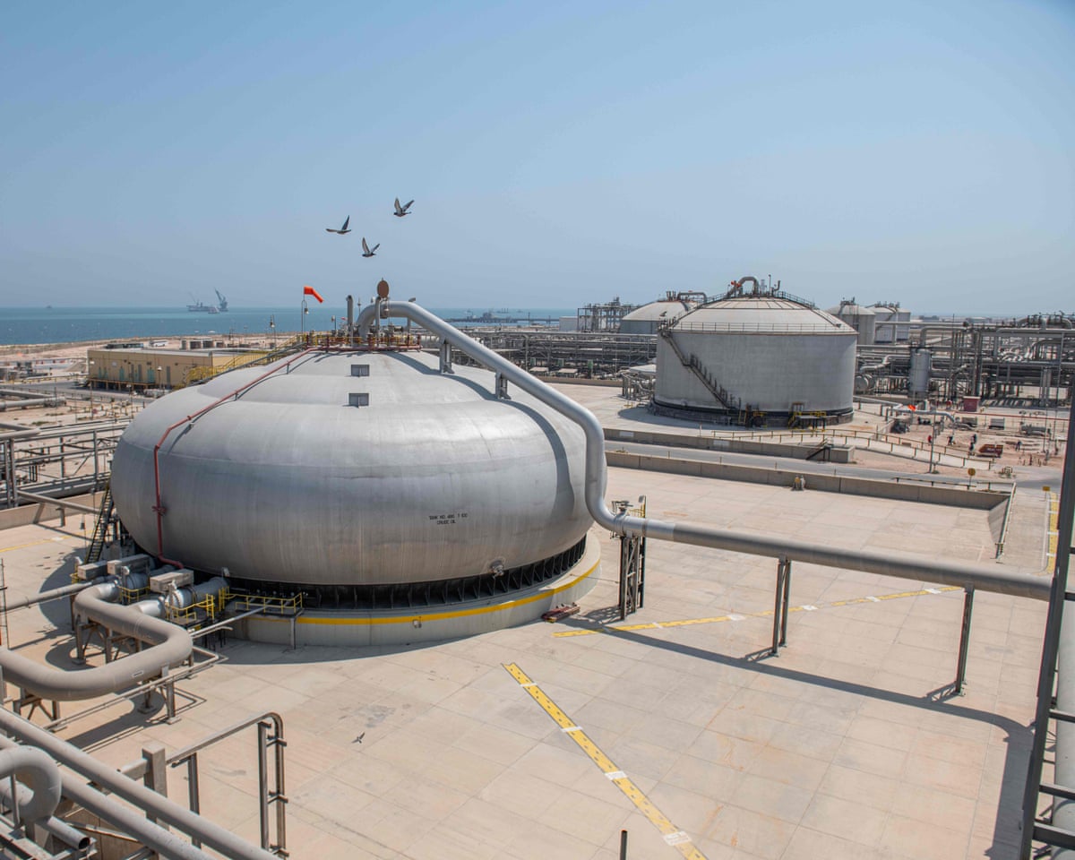 The Safaniya and Tanajib onshore plants.