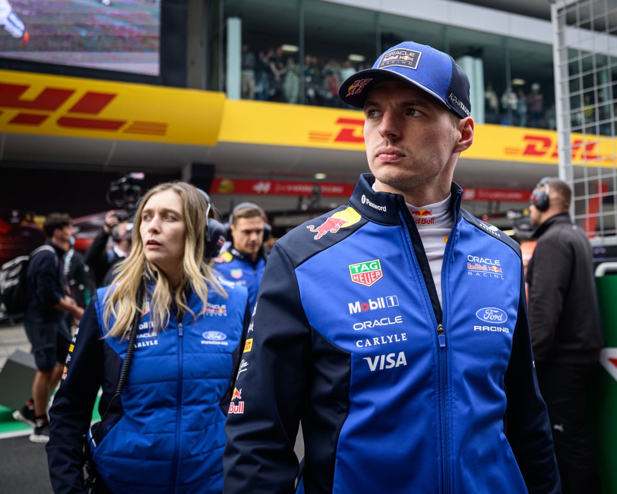 Max Verstappen in the Red Bull paddock before the race.