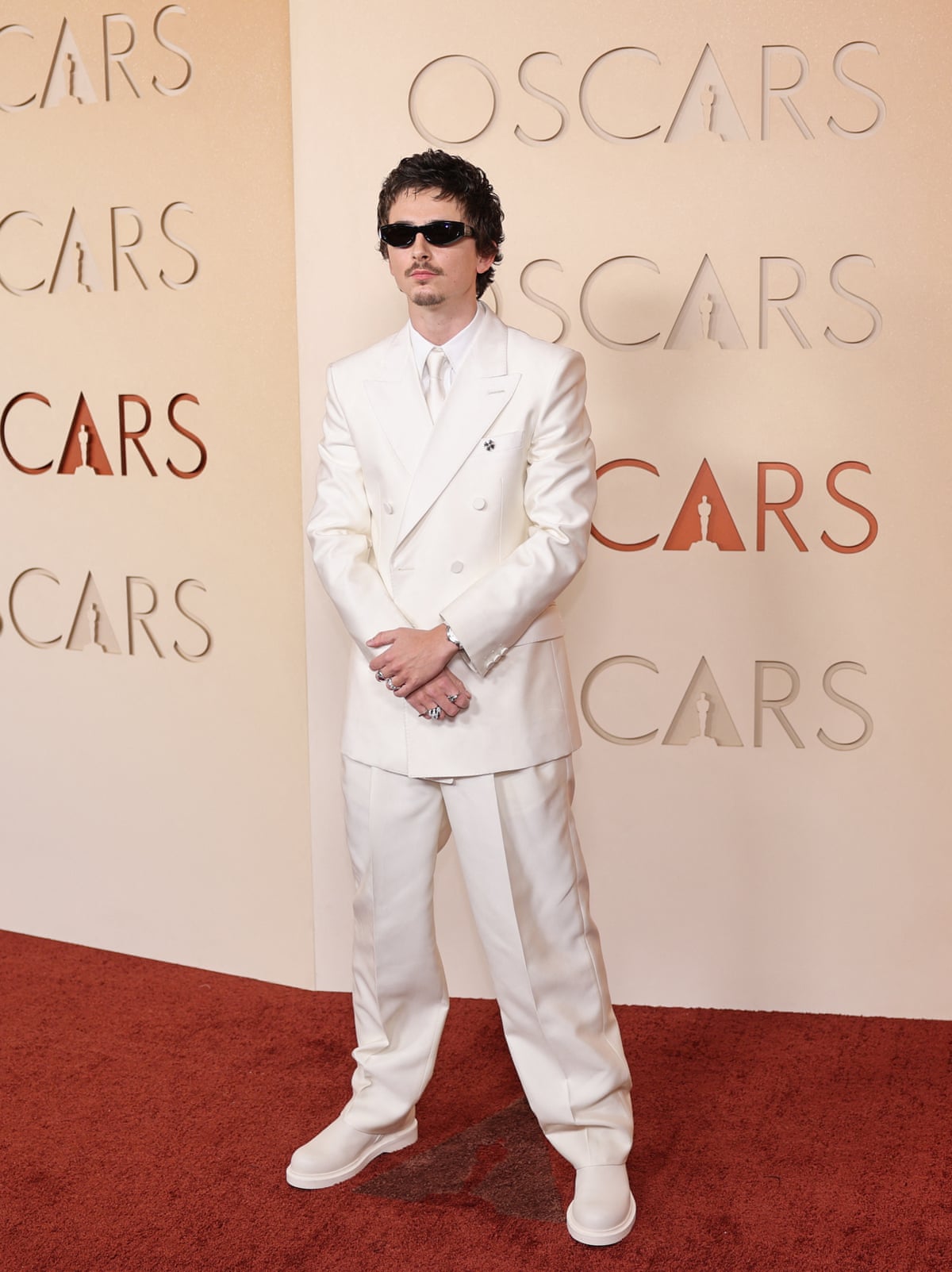98th Academy Awards - Oscars Arrivals - HollywoodTimothee Chalamet poses on the red carpet during the Oscars arrivals at the 98th Academy Awards in Hollywood, Los Angeles, California, U.S., March 15, 2026. /Daniel Cole