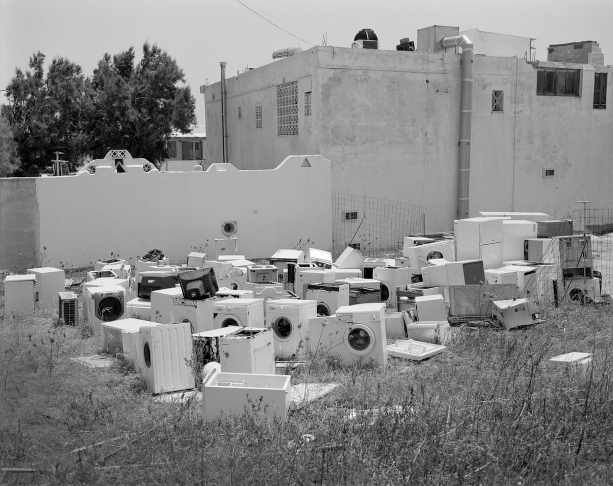 Spin city … a washing machine graveyard in Greece.