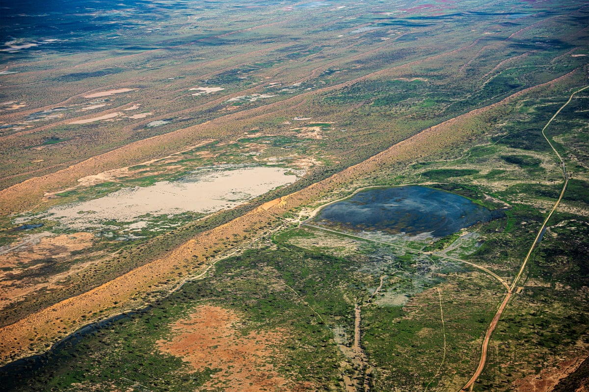 Birdsville surrounded by flood waters