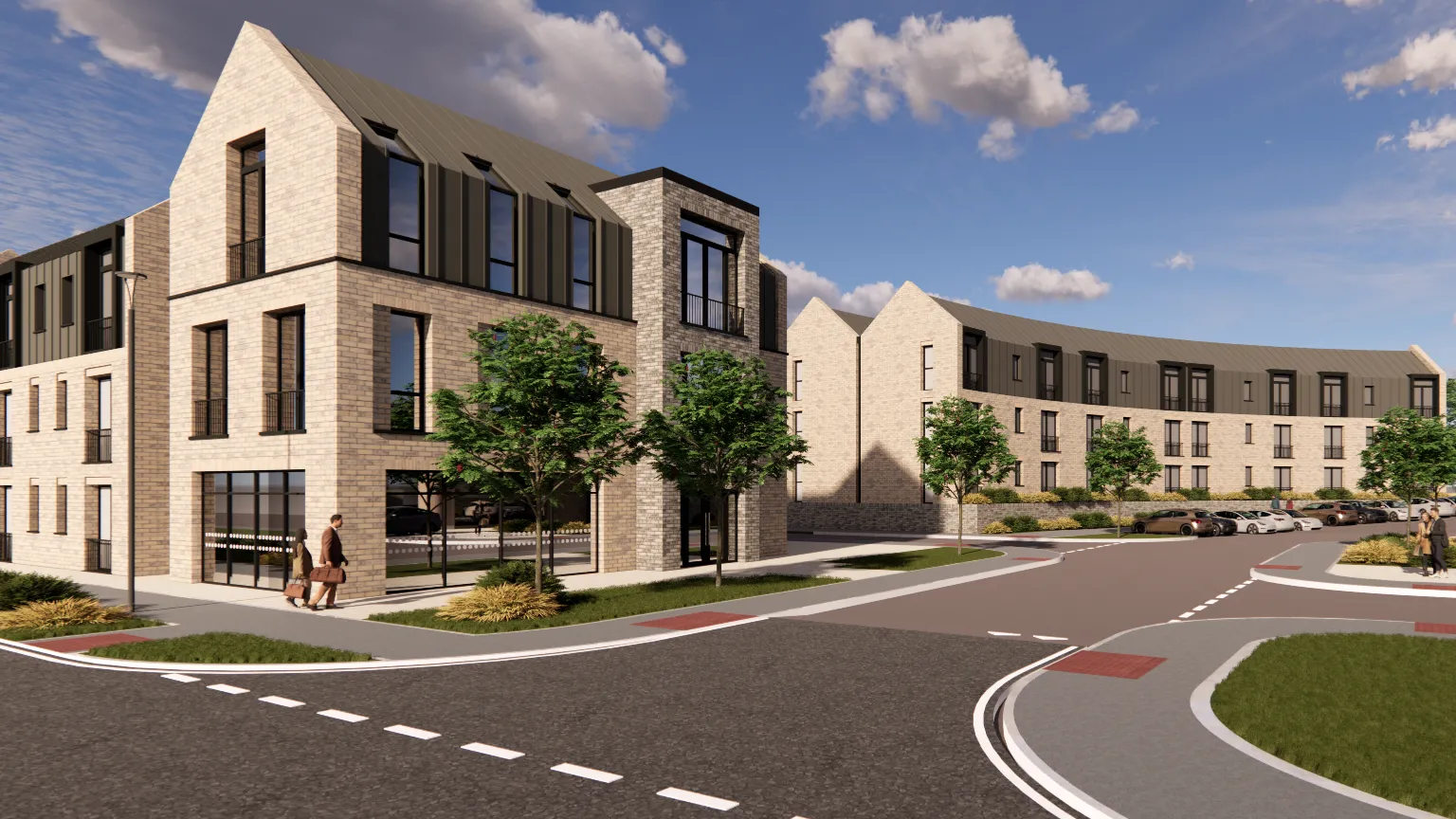 RMI Architects A CGI of the approved Apex Housing development at Upper Galliagh Road