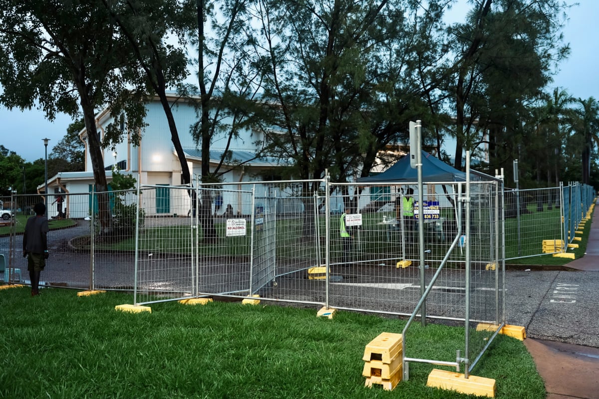 Numbulwar residents are sheltering in Nightcliff High School.