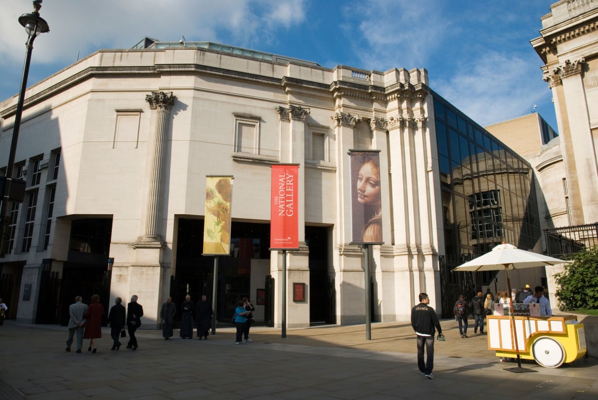 The Sainsbury Wing entrance to the National Gallery
