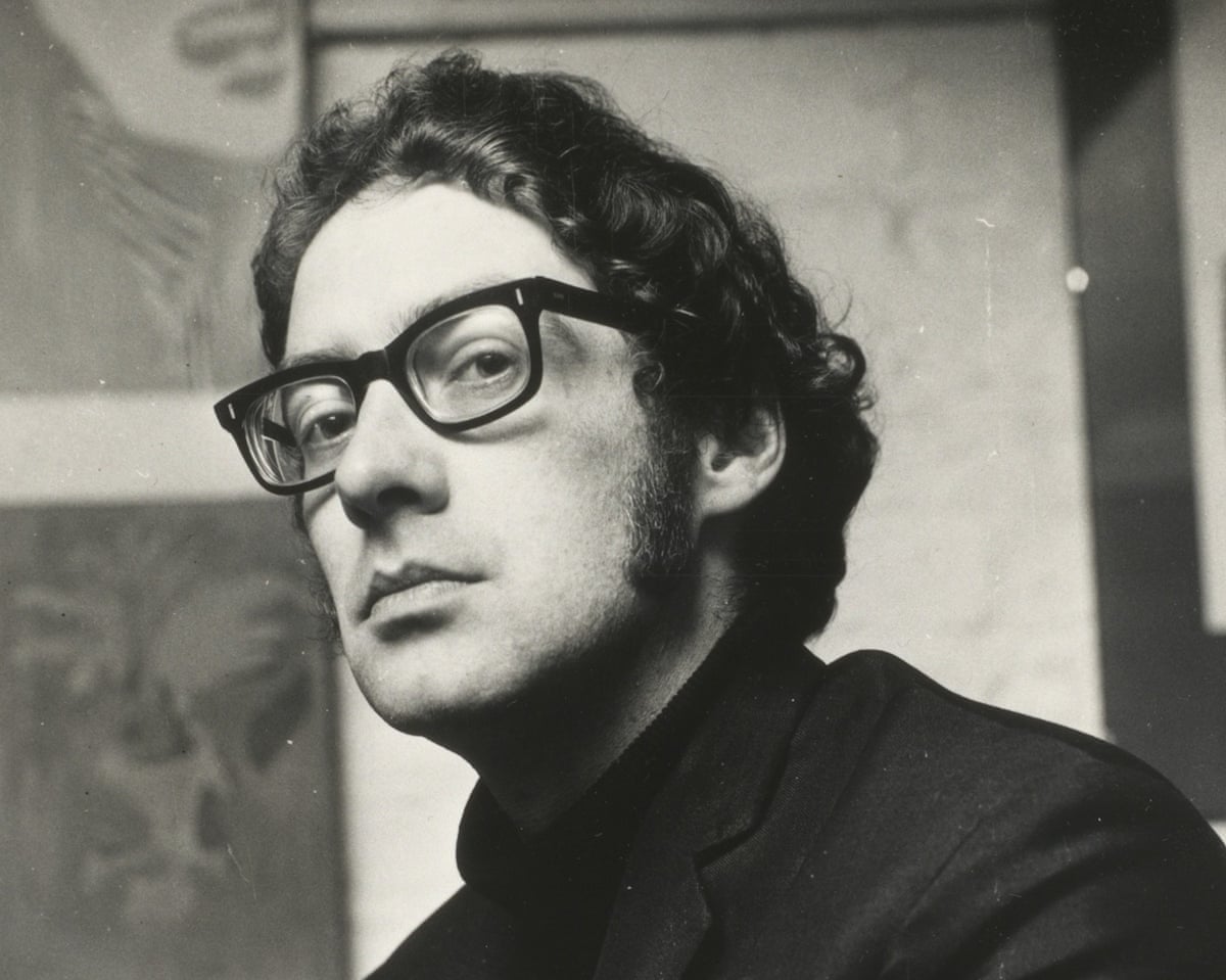 A photograph of Roger McGough at a poetry reading at the University of Liverpool in 1967