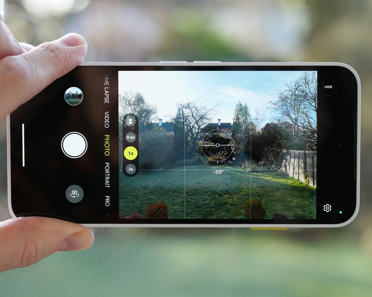 The camera app on the Fairphone 6.