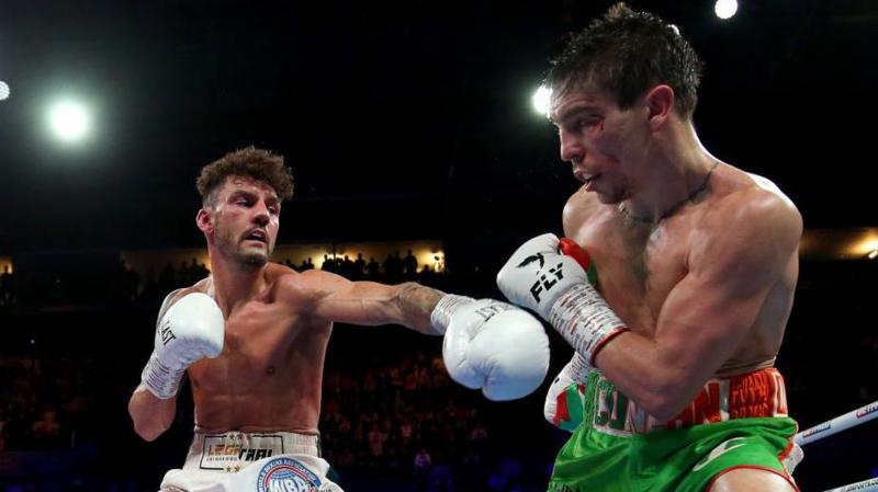 Action from Leigh Wood v Michael Conlan 