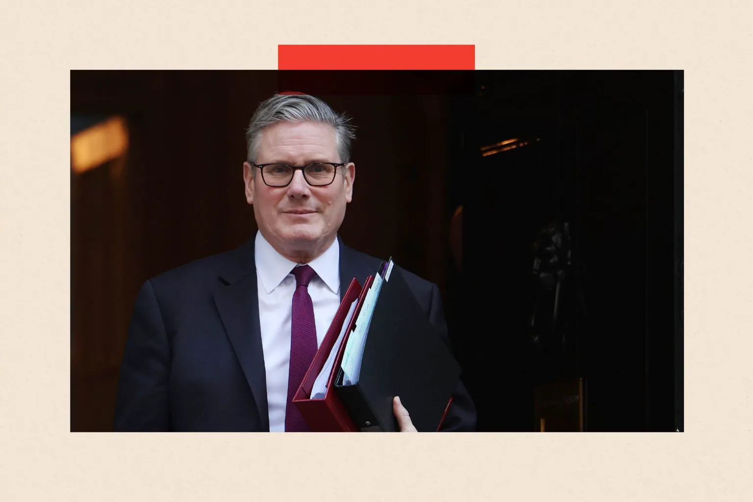 EPA/ Shutterstock A close up shot of Keir Starmer