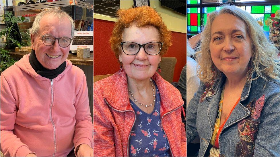 Philip Hughes, Gaynor Morgan a Val Norris