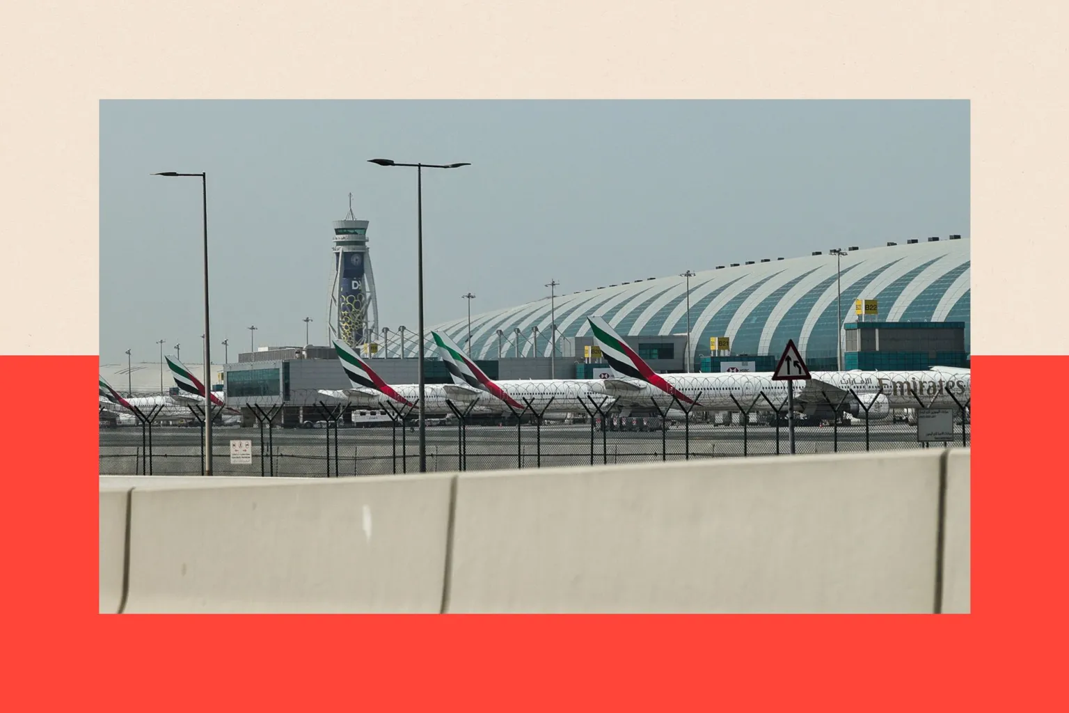 AFP via Emirates airline planes are parked on the tarmac at Dubai International Airport