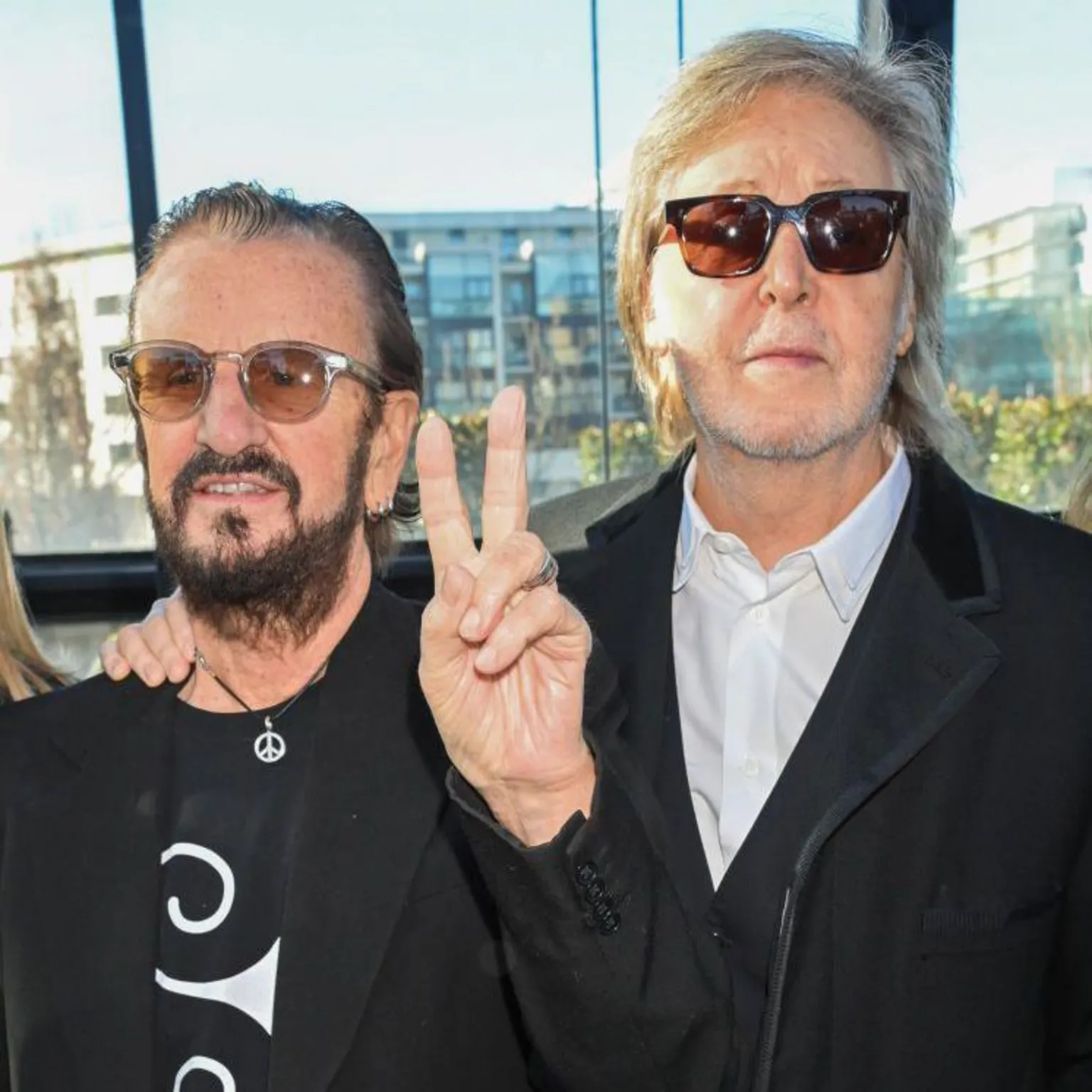 Ringo Starr and Paul McCartney