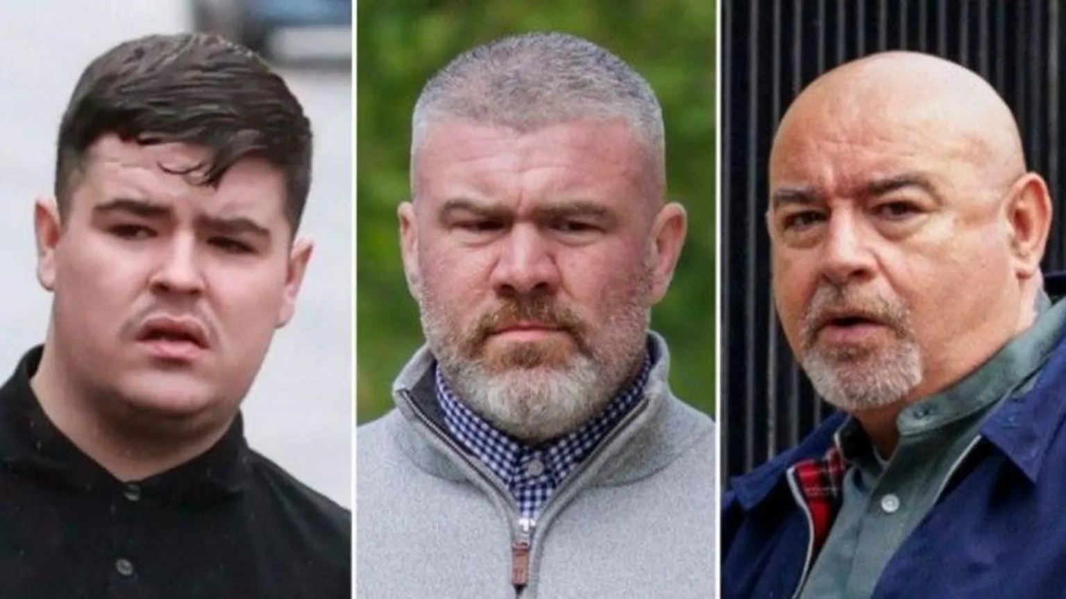  Separate photos of three men - Jordan Devine, Peter Cavanagh and Paul McIntyre 