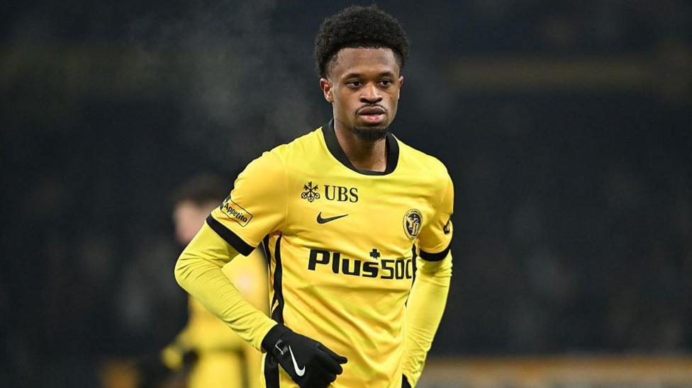 Alan Virginius in action during the Swiss Super League match between BSC Young Boys and FC Winterthur