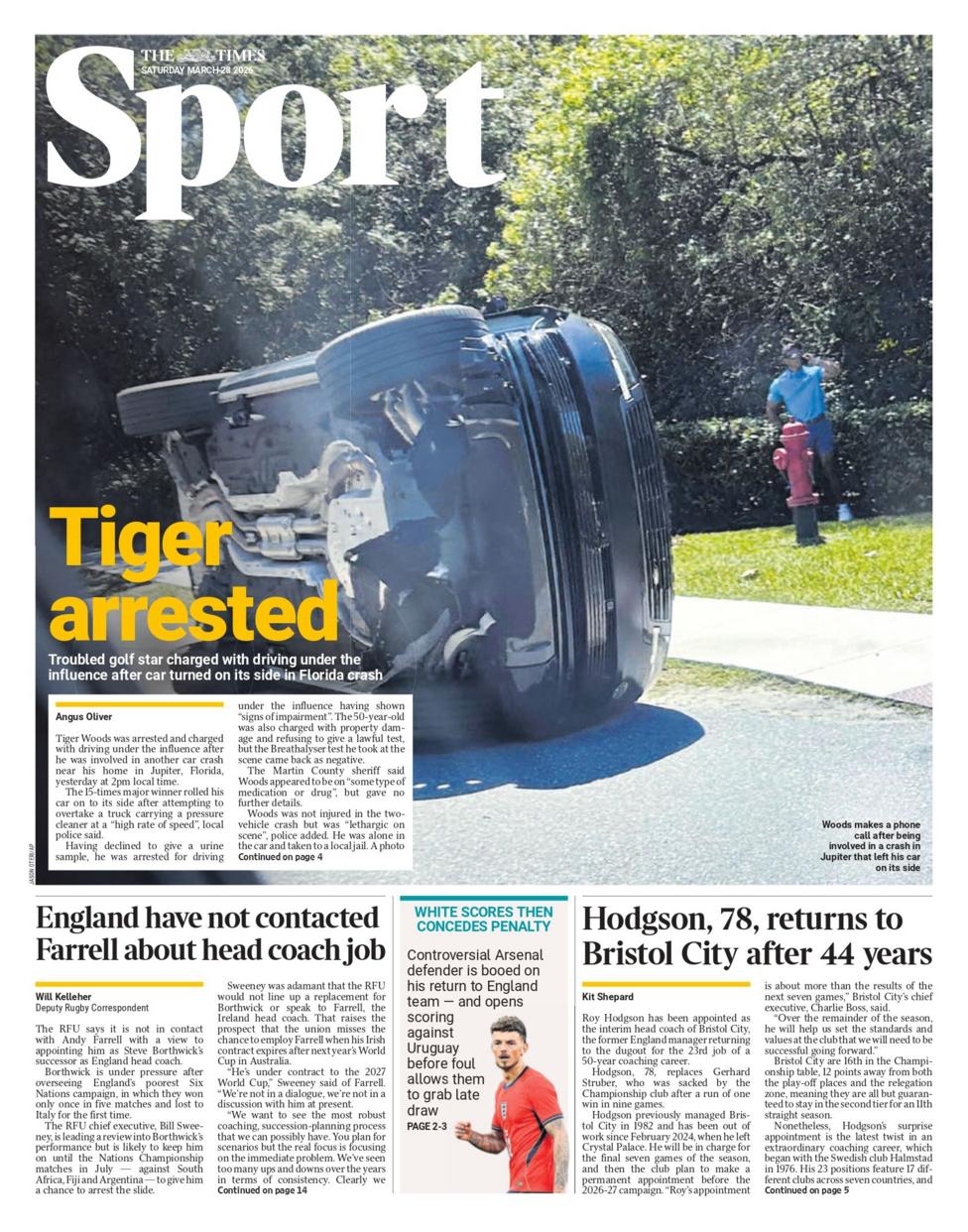 The Times sports section